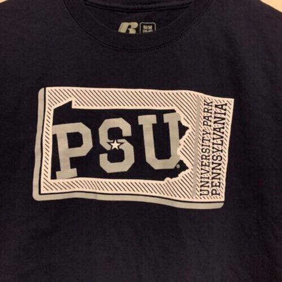 PENN STATE PSU UNIVERSITY PARK SIZE MEDIUM T-SHIRT - Picture 2 of 2